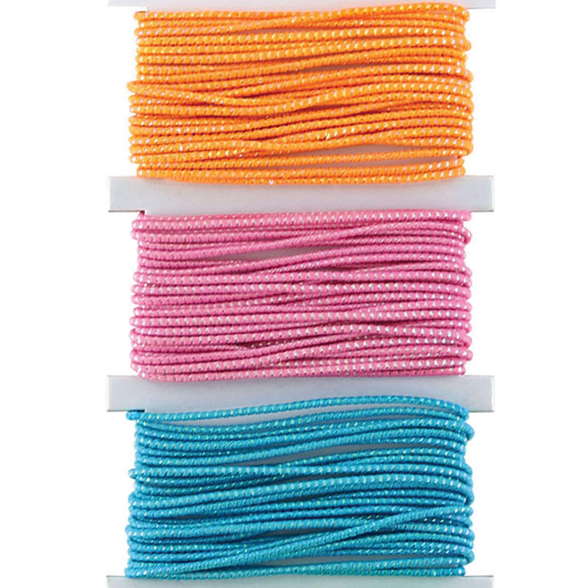 Clubhouse Crafts® 1.2mm Thick Sparkle Elastic Cords